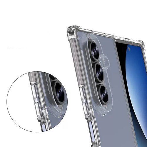 Galaxy Z Fold 7 Kılıf Köşeleri Airbagli Anti Shock Silikon