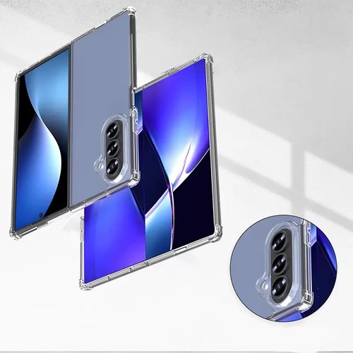 Galaxy Z Fold 7 Kılıf Köşeleri Airbagli Anti Shock Silikon