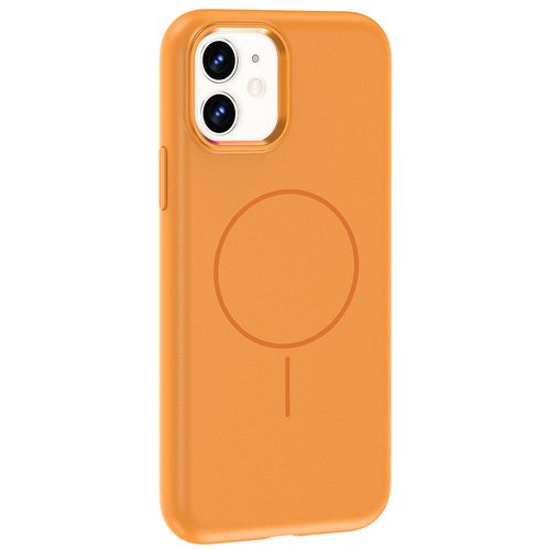 iPhone 11 Kılıf MagSafe Şarj Özellikli Metal Kamera Çerçeveli Edi Silikon Kapak