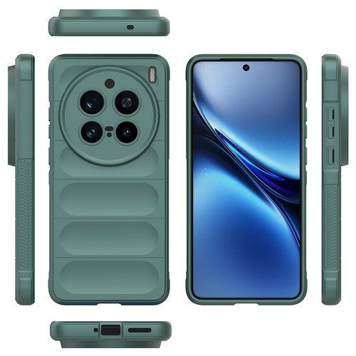 Vivo X200 Pro Kılıf Esnek TPU Oyuklu Arka Yüzey Tasarımlı Etnik Silikon Kapak