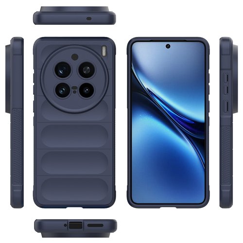 Vivo X200 Pro Kılıf Esnek TPU Oyuklu Arka Yüzey Tasarımlı Etnik Silikon Kapak