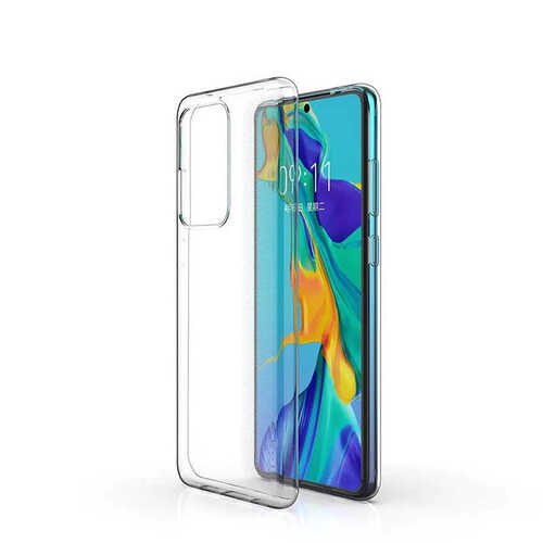 Galaxy A91 Kılıf İnce ve Esnek Şeffaf Süper Silikon