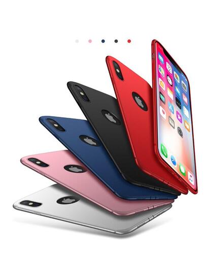 iPhone X/XS Ultra İnce Mat Kamera Çıkıntılı Rubber Kılıf