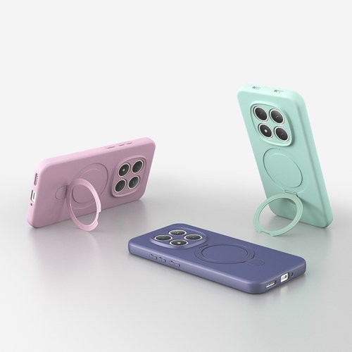 Redmi Note 15 Pro Kılıf Magsafe Şarj Özellikli Standlı Sensitive Touch Samara Kapak