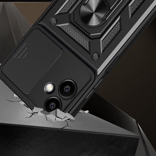 Galaxy A06 Kılıf Magnetik Standlı Kamera Korumalı Sürgülü Vega Kapak