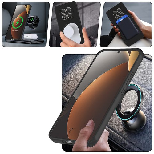 Redmi Note 15 Pro Plus Kılıf Magsafe Şarj Özellikli Standlı Sensitive Touch Samara Kapak