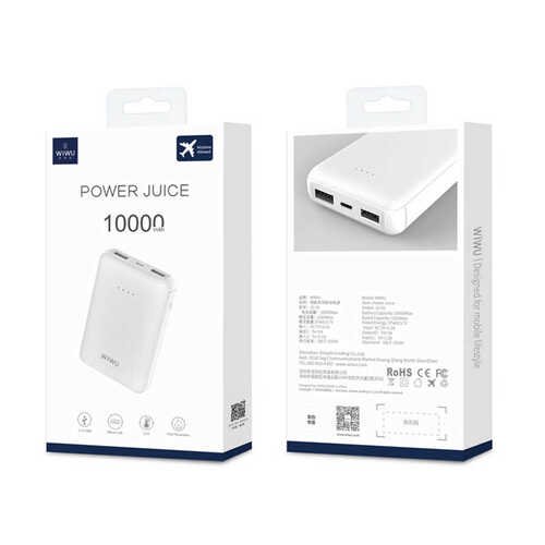 Wiwu JC-01 10000 Mah Yüksek Hızlı Şarj Akım Korumalı Powerbank