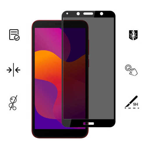 Huawei Y5P Ekran Koruyucu Hayalet New 5D Privacy Cam Koruyucu