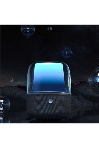 Sh77 Taşınabilir Kablosuz Bluetooth Hoparlör - 360° Stereo Surround Party Speaker - Rgb Işıklı