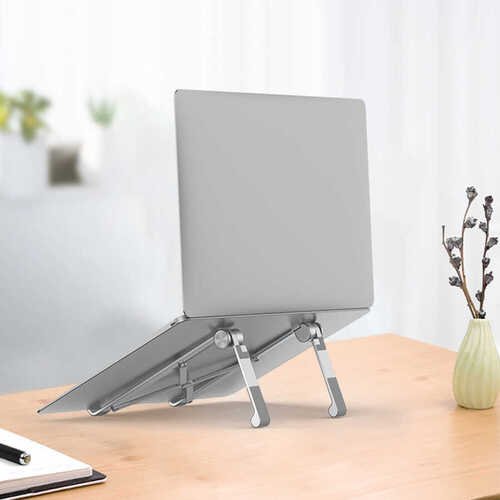 Wiwu S600 Laptop Standı 5 Kademeli Katlanabilir MacBook Stand Alüminyum Alaşım