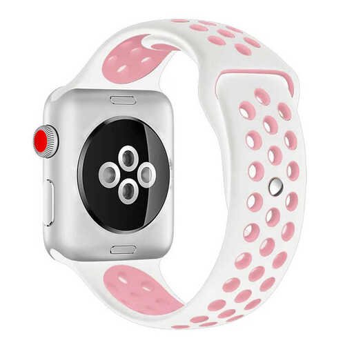 Apple Watch Ultra 49mm KRD-02 Suya Dayanıklı Delikli Renkli Silikon Kordon