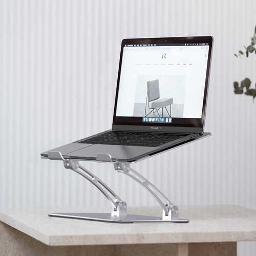 Wiwu S700 Laptop Standı Eğim ve Yükseklik Ayarlı Katlanabilir Alüminyum Alaşım MacBook Stand