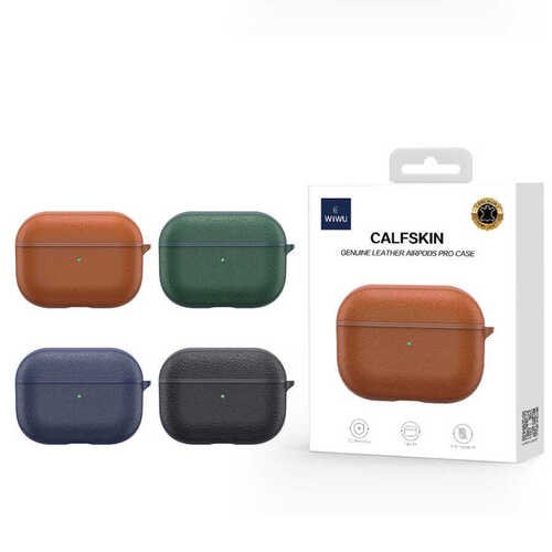 Airpods Pro Kılıf Wiwu Calfskin Case