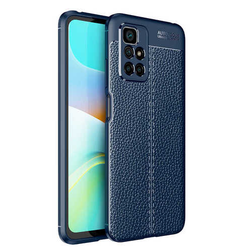 Xiaomi Redmi 10 Kılıf Deri Desenli Kamera Korumalı Silikon