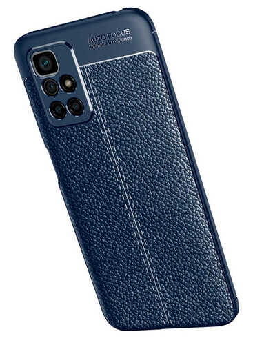 Xiaomi Redmi 10 Kılıf Deri Desenli Kamera Korumalı Silikon