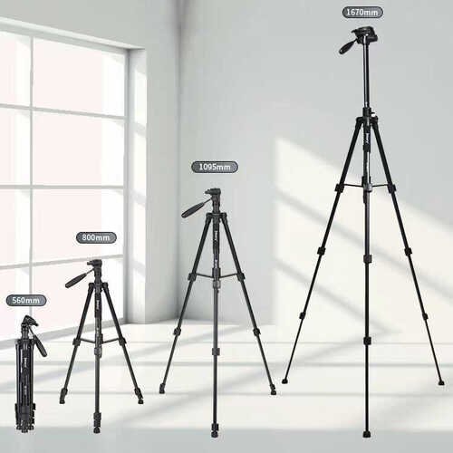 Jmary KP2274 Tripod 147 cm 3 Kademeli Profesyonel Oynar Başlık