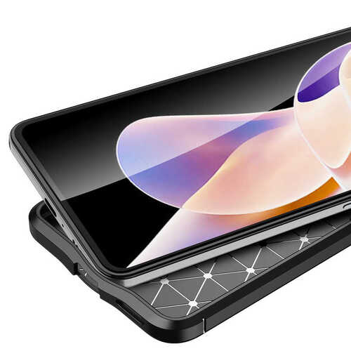 Xiaomi Poco X4 Pro 5G Kılıf Deri Desenli Kamera Korumalı Silikon