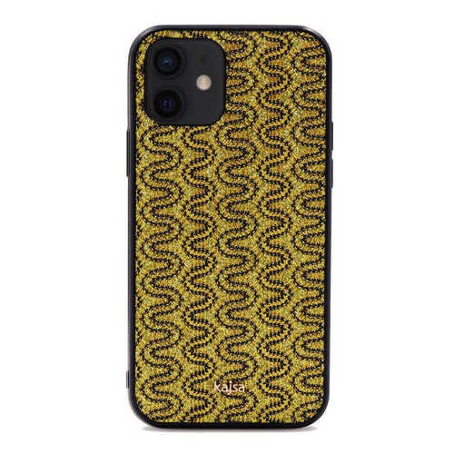 Apple iPhone 12 Pro Kılıf Kajsa Glamorous Serisi Waterfall Pattern Kapak