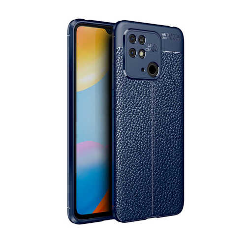 Xiaomi Redmi 10C Kılıf Deri Desenli Kamera Korumalı Silikon