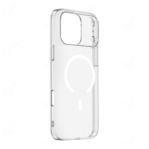 iPhone 17 Pro Max Kılıf Kamera Korumalı MagSafe Şarj Özellikli Lüx Şeffaf London Silikon Kapak