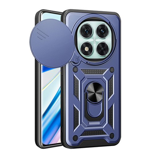 Poco X7 Kılıf Magnetik Standlı Kamera Korumalı Sürgülü Vega Kapak