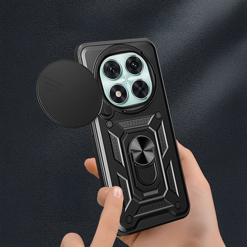 Poco X7 Kılıf Magnetik Standlı Kamera Korumalı Sürgülü Vega Kapak