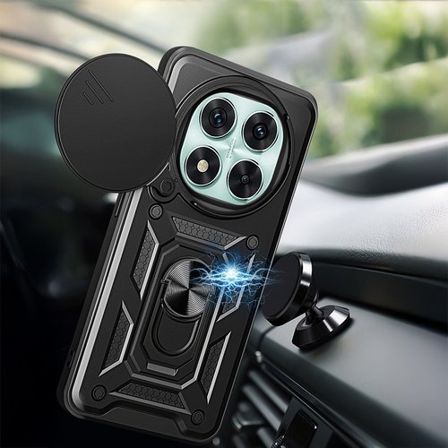 Poco X7 Kılıf Magnetik Standlı Kamera Korumalı Sürgülü Vega Kapak