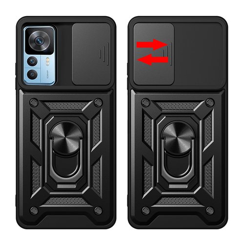 Mi 12T Kılıf Magnetik Standlı Kamera Korumalı Sürgülü Vega Kapak