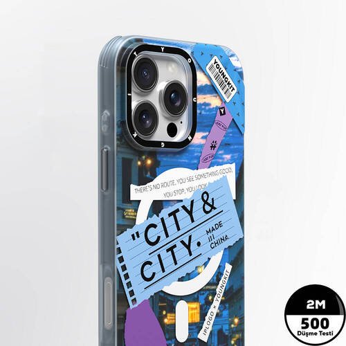 Apple iPhone 16 Pro Max Kılıf Magsafe Şarj Özellikli Youngkit A-City Serisi Kapak