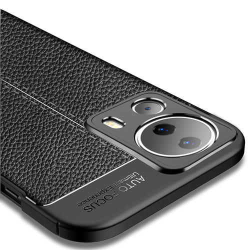 Xiaomi Mi 13 Lite Kılıf Deri Desenli Kamera Korumalı Silikon