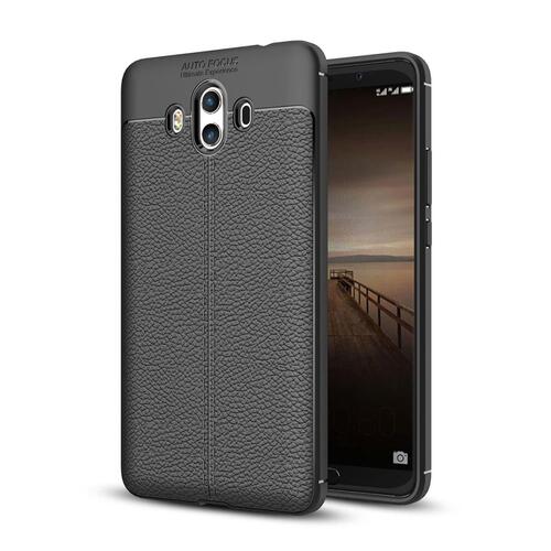 Huawei Mate 10 Kılıf Deri Desenli Kamera Korumalı Silikon