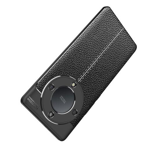 Huawei Honor X 9A Kılıf Deri Desenli Kamera Korumalı Silikon