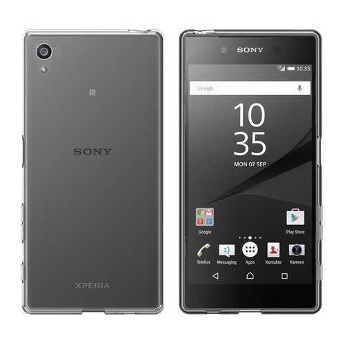 Sony Xperia Z5 Premium Kılıf İnce ve Esnek Şeffaf Süper Silikon