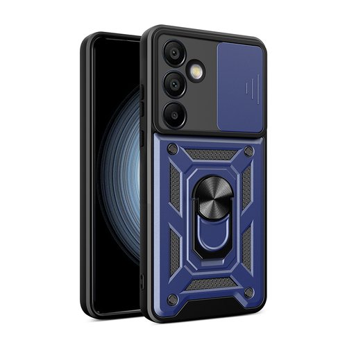 Galaxy S25 FE Kılıf Magnetik Standlı Kamera Korumalı Sürgülü Vega Kapak