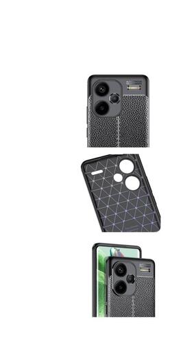 Xiaomi Redmi Note 13 Pro Plus 5G Kılıf Deri Desenli Kamera Korumalı Silikon