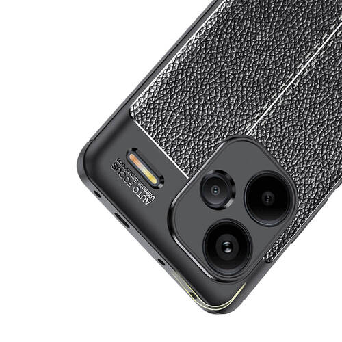 Xiaomi Redmi Note 13 Pro Plus 5G Kılıf Deri Desenli Kamera Korumalı Silikon