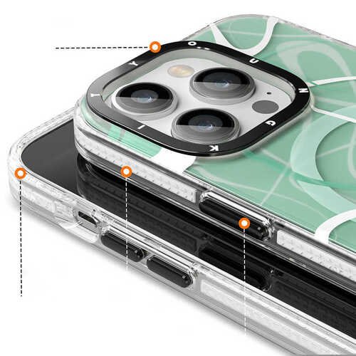 Apple iPhone 14 Pro Max Kılıf YoungKit Water-Ink Serisi Kapak