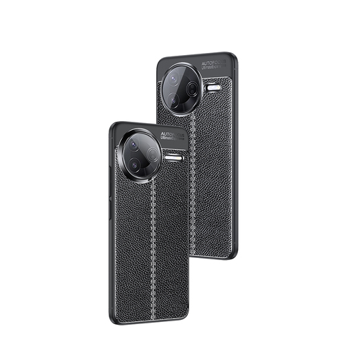 Xiaomi Poco F7 Pro Kılıf Deri Desenli Kamera Korumalı Silikon