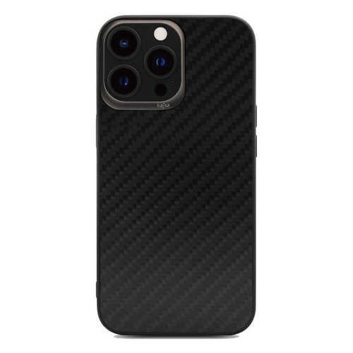iPhone 13 Pro Max Kılıf Kajsa Carbon Fiber Collection Arka Kapak