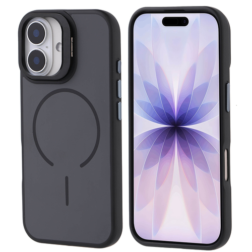 iPhone 17 Kılıf Magsafesafe Şarj Özellikli Kamera Standlı Premium Kapak