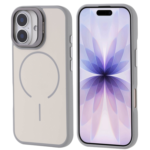 iPhone 17 Kılıf Magsafesafe Şarj Özellikli Kamera Standlı Premium Kapak