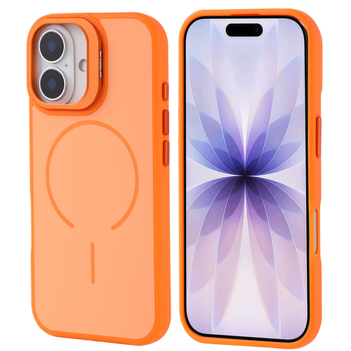 iPhone 17 Kılıf Magsafesafe Şarj Özellikli Kamera Standlı Premium Kapak