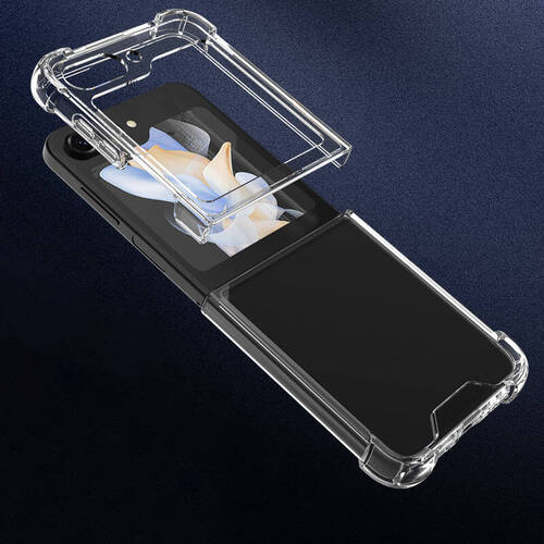 Galaxy Z Flip 5 Kılıf Köşeleri Airbagli Anti Shock Silikon