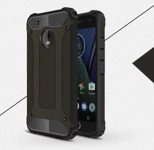 Lenovo Moto E4 Silikon Armor Hybrid Zırh Kılıf