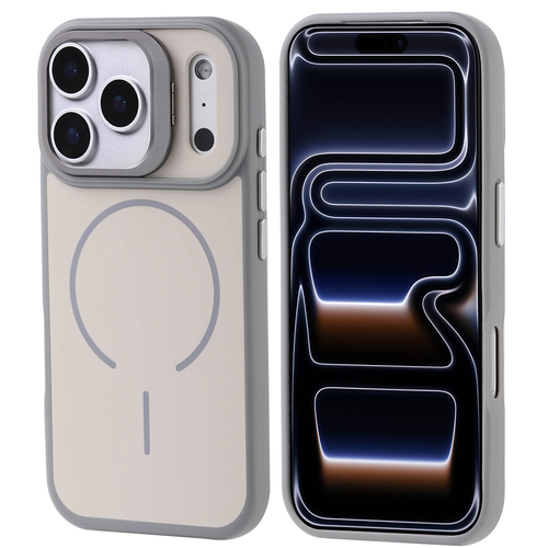 iPhone 17 Pro Kılıf Magsafesafe Şarj Özellikli Kamera Standlı Premium Kapak