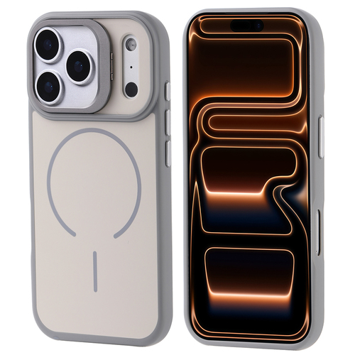 iPhone 17 Pro Max Kılıf Magsafesafe Şarj Özellikli Kamera Standlı Premium Kapak