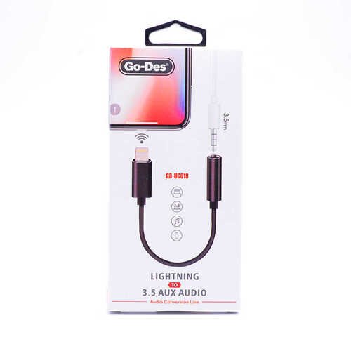 Go Des GD-UC019 Lightning To 3.5 mm Aux Kulaklık Dönüştürücü Adaptör