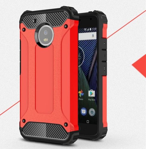 Lenovo Moto G5S Silikon Armor Hybrid Zırh Kılıf