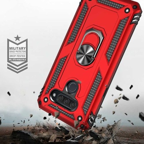 LG Q60 Vega Armor Silikon Zırh Kılıf