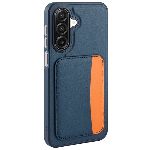 Galaxy A17 Kılıf Kartlıklı X-Kart Deri Görünümlü High Quality Silikon Kapak